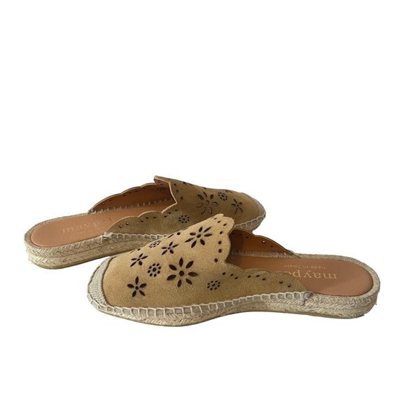 NEW! Anthropologie Suede Spain Espadrille Sandals in Tan, EU 38 (US 7.5) - Picture 4 of 14